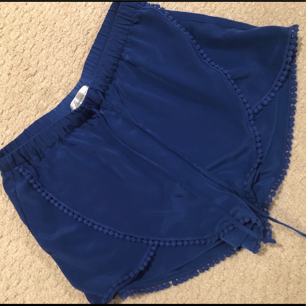 Lovers+friends silk shorts
